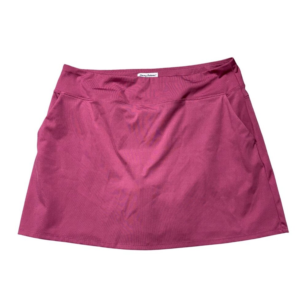 Tommy Bahama Womens SZ L Golf Skort Pink Stretchy Lightweight Activewear